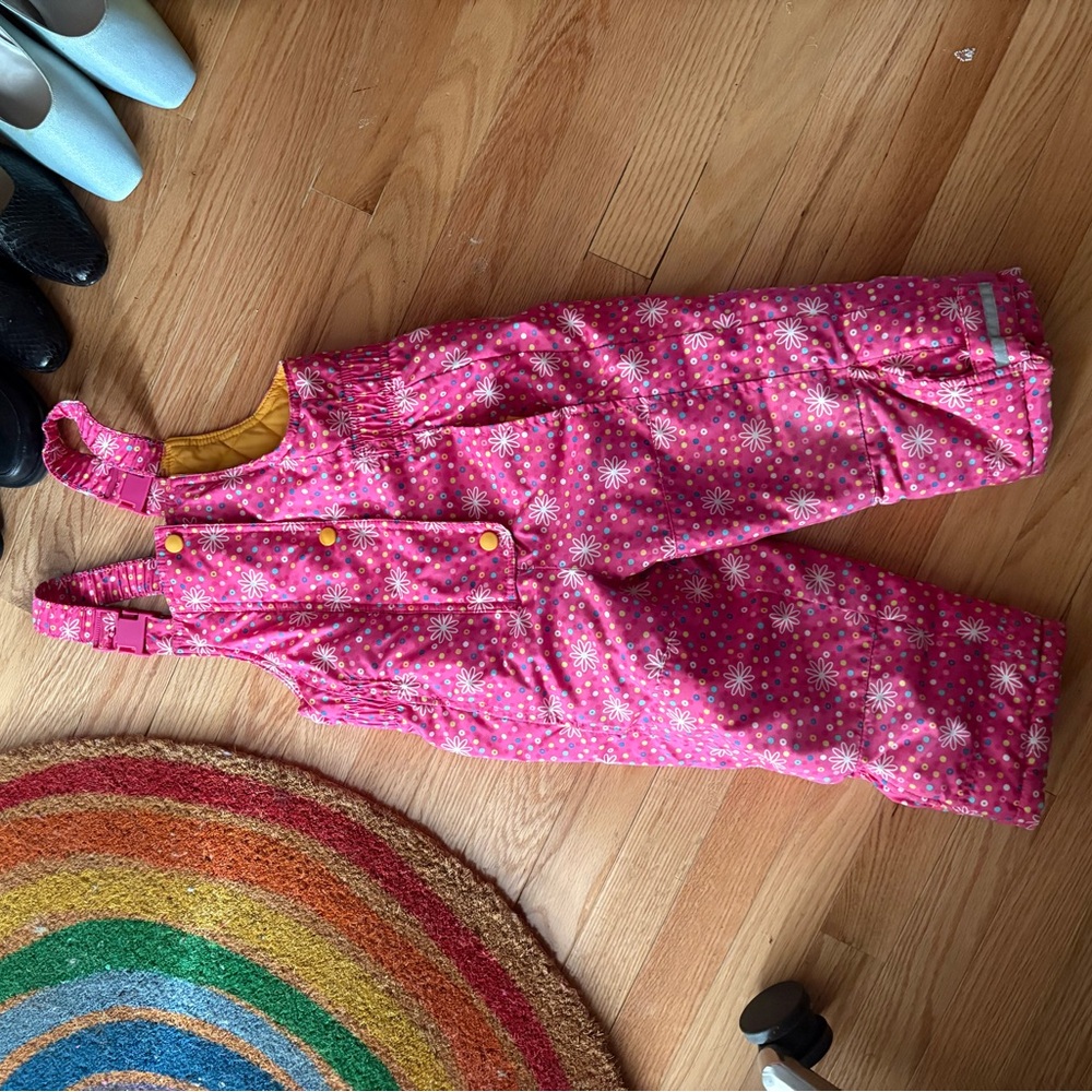 Hanna Andersson Pink Snowbib/Snowsuit